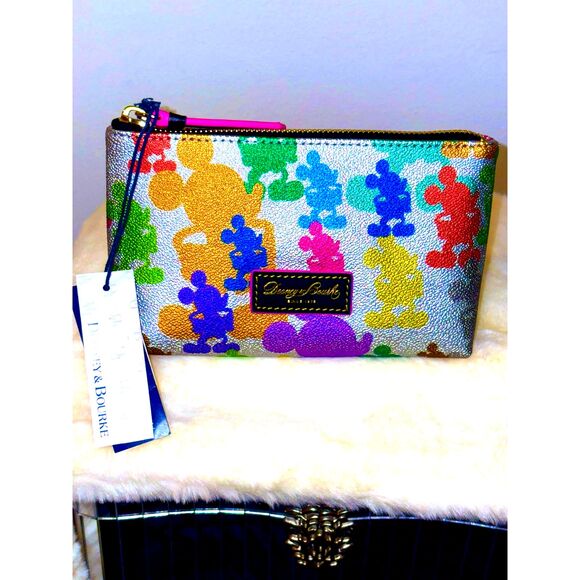 Dooney & Bourke Handbags - Disney Dooney & Bourke Mickey Mouse 10th Anniversary Cosmetic Bag RARE SPECIAL!